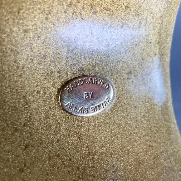 ALEXIS BITTAR Grey Silver Rhinestones Lucite Cuff Bracelet - Picture 3 of 4